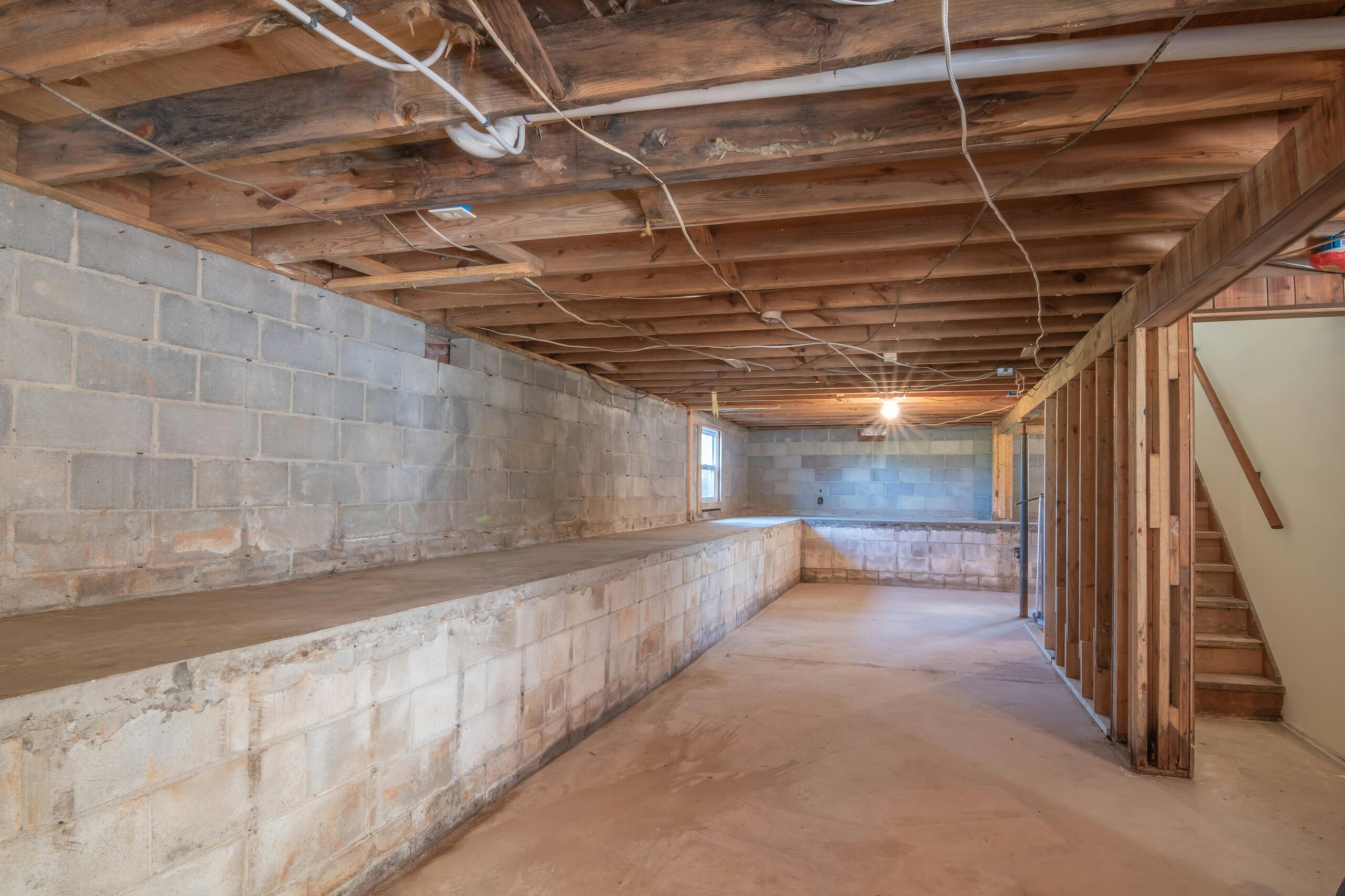 Basement being remodeled