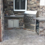 Backyard project with bbq