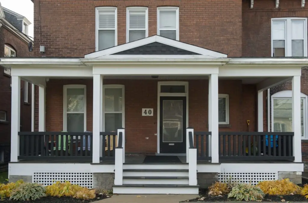 porch remodel that was done by LRC Construction in Brantford Ontario Canada