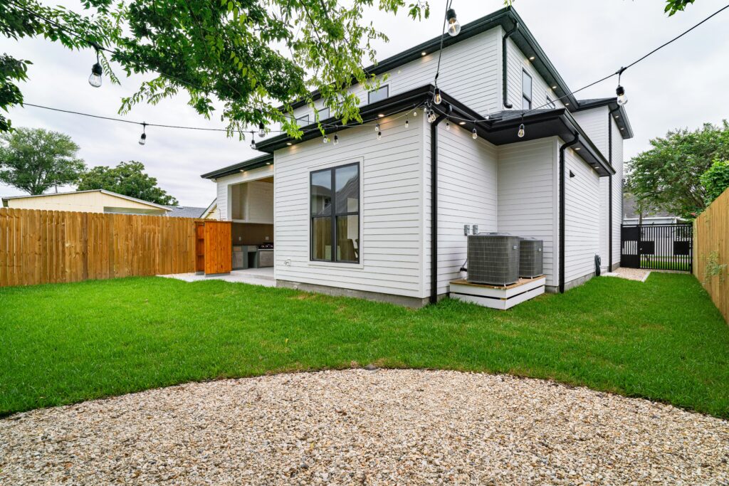 Home with hvac installed